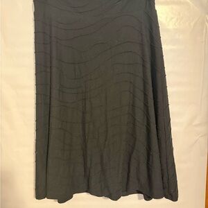 Larry Levine Black A-Line Skirt